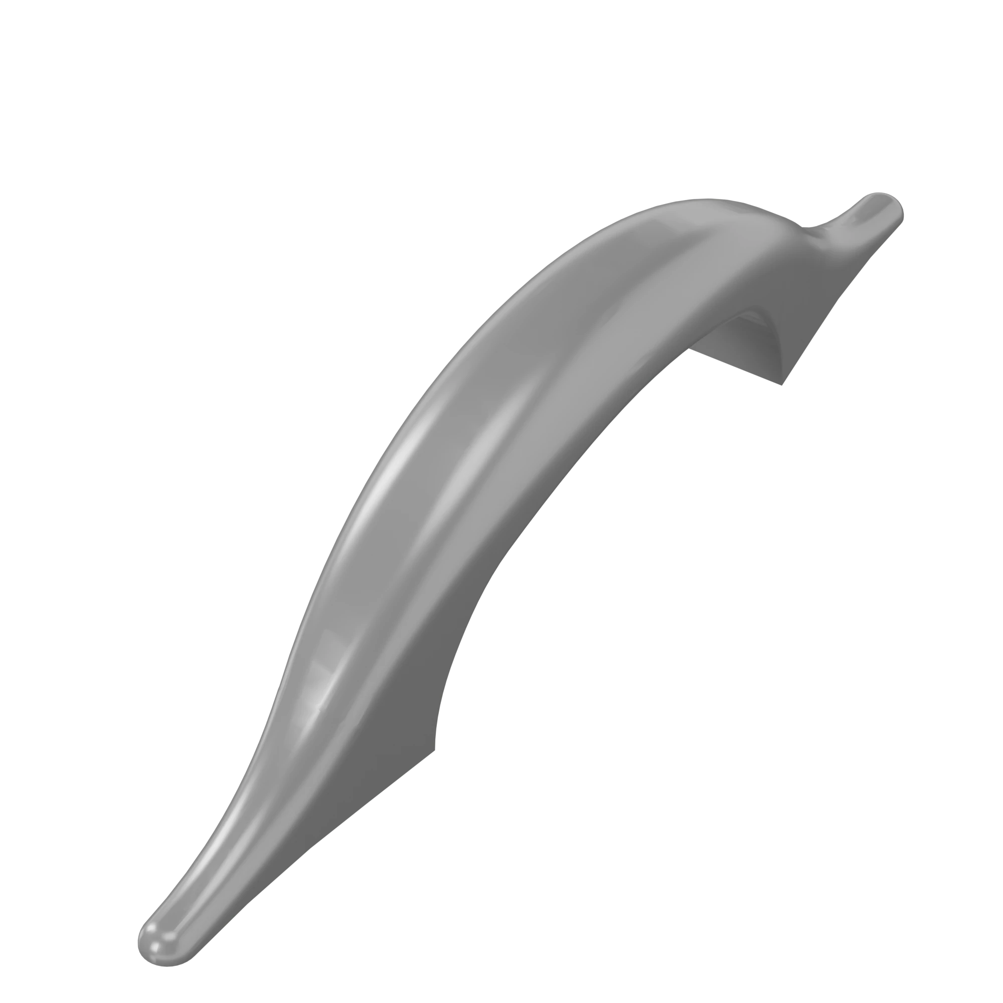 puxador alça curvo orlando 64mm acabamento prata fosco