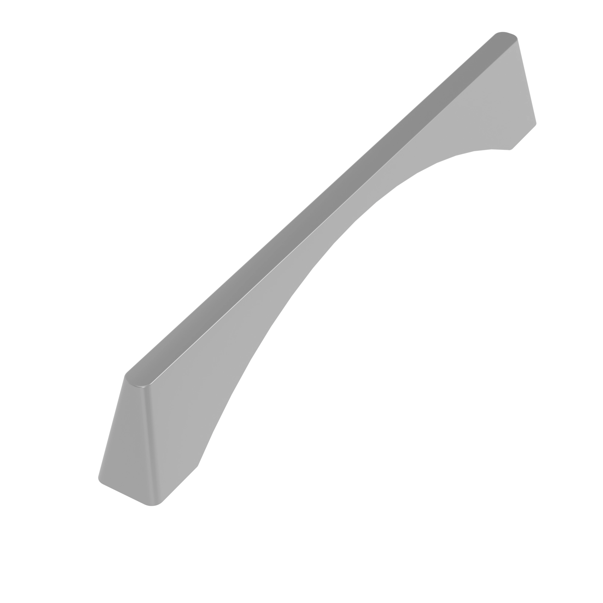 Puxador-Alca-Curvo-Carrara-160mm-prata-fosco
