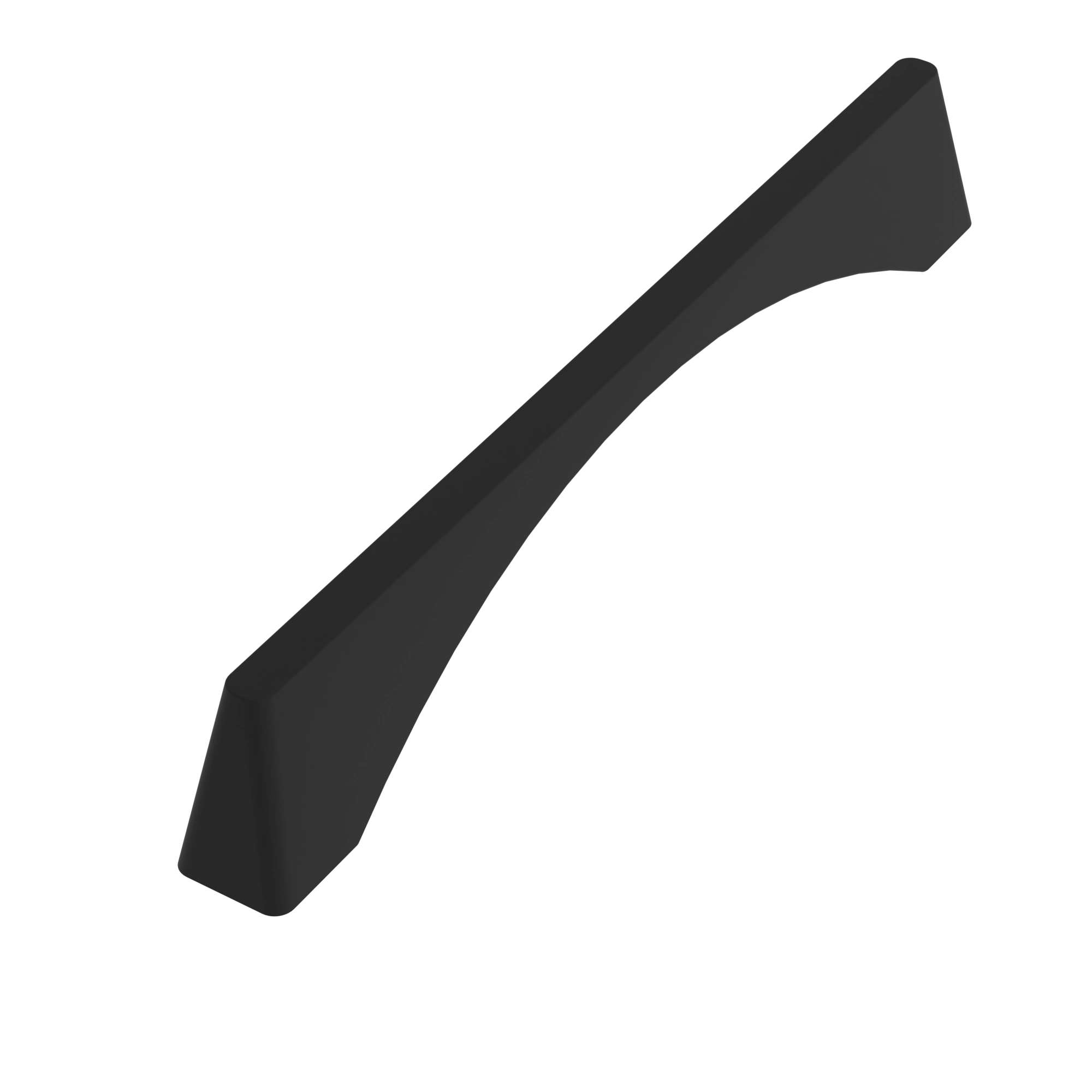 Puxador-Alca-Curvo-Carrara-160mm-preto-fosco