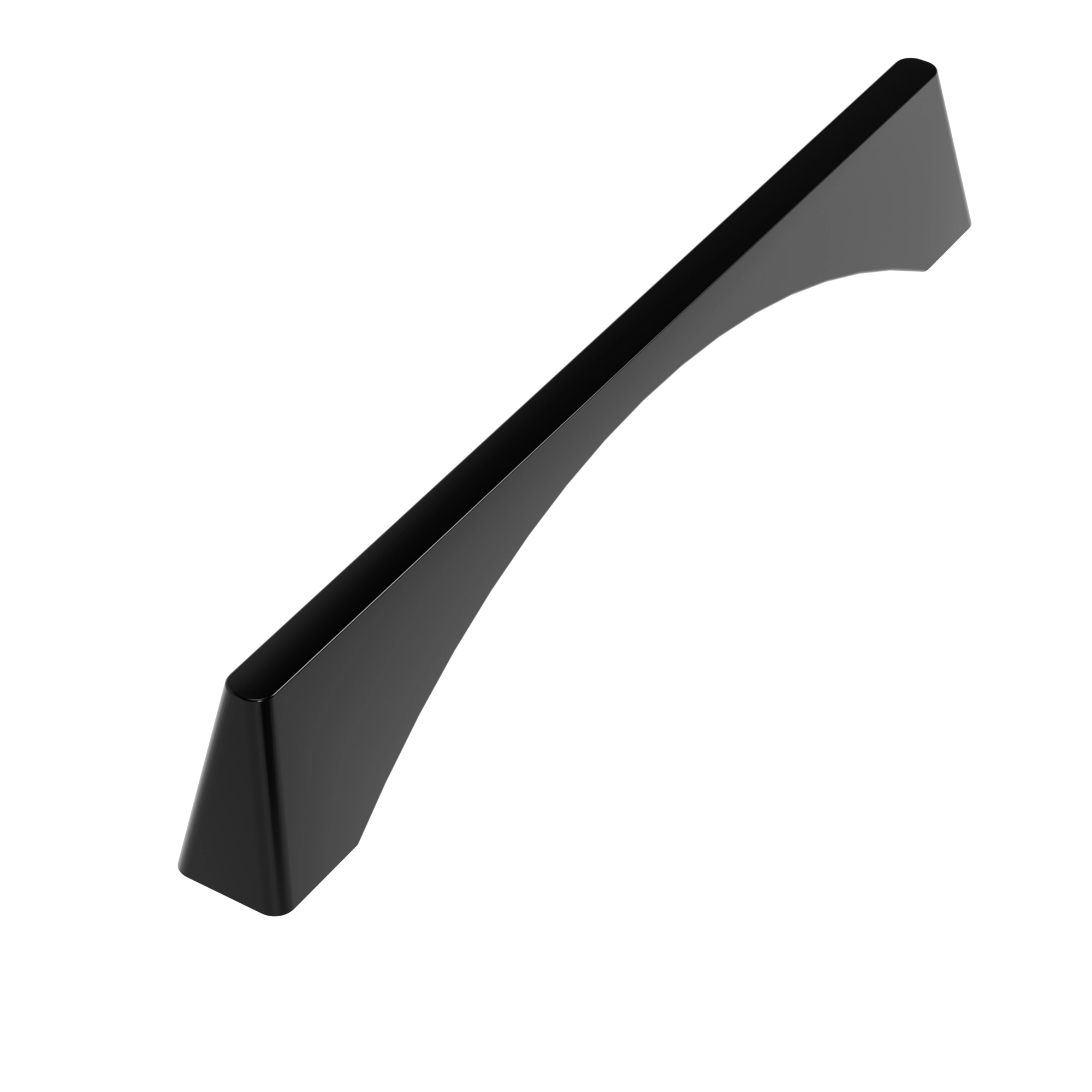 Puxador-Alca-Curvo-Carrara-160mm-preto-verniz