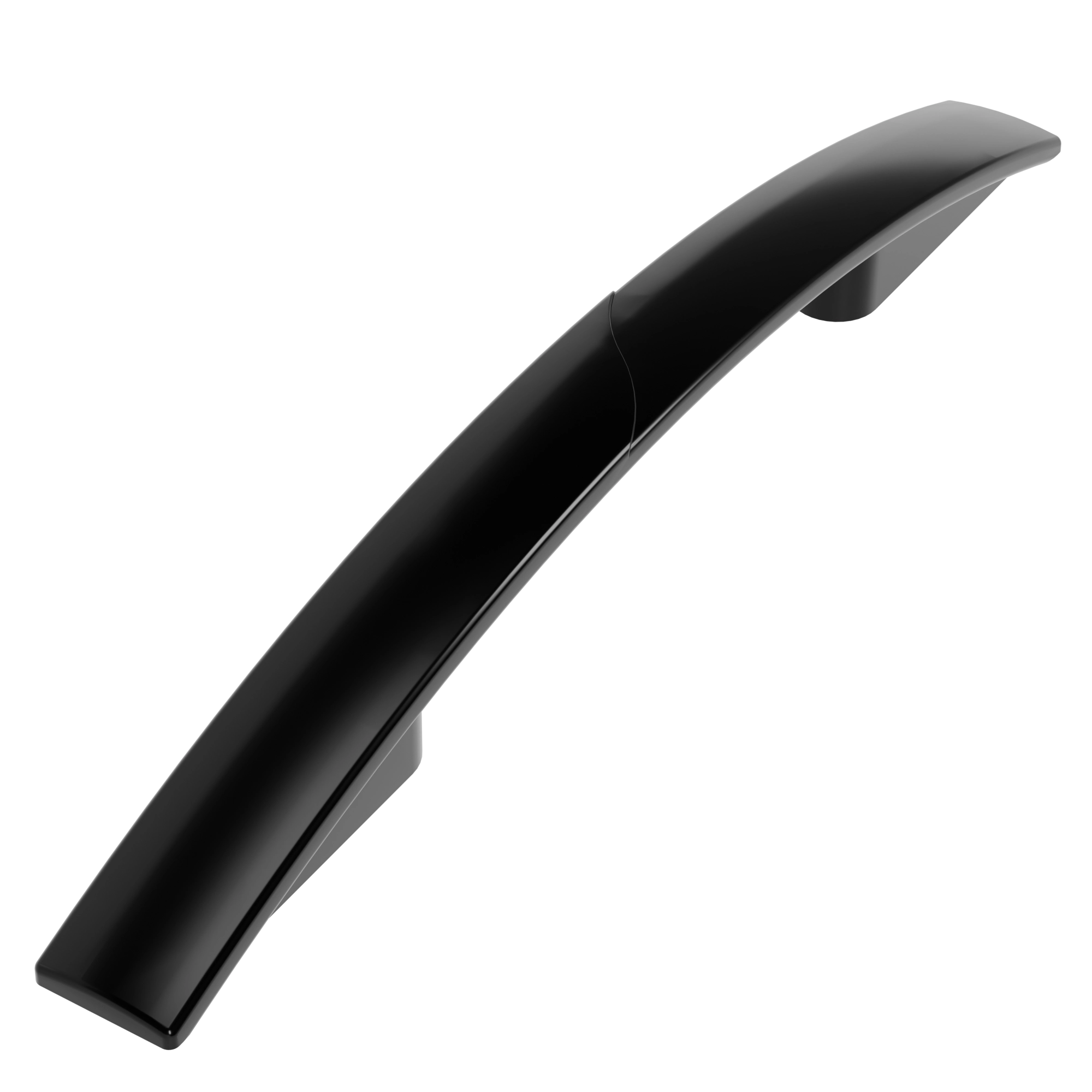 Puxador-Alca-Curvo-Quebec-160mm-preto-verniz