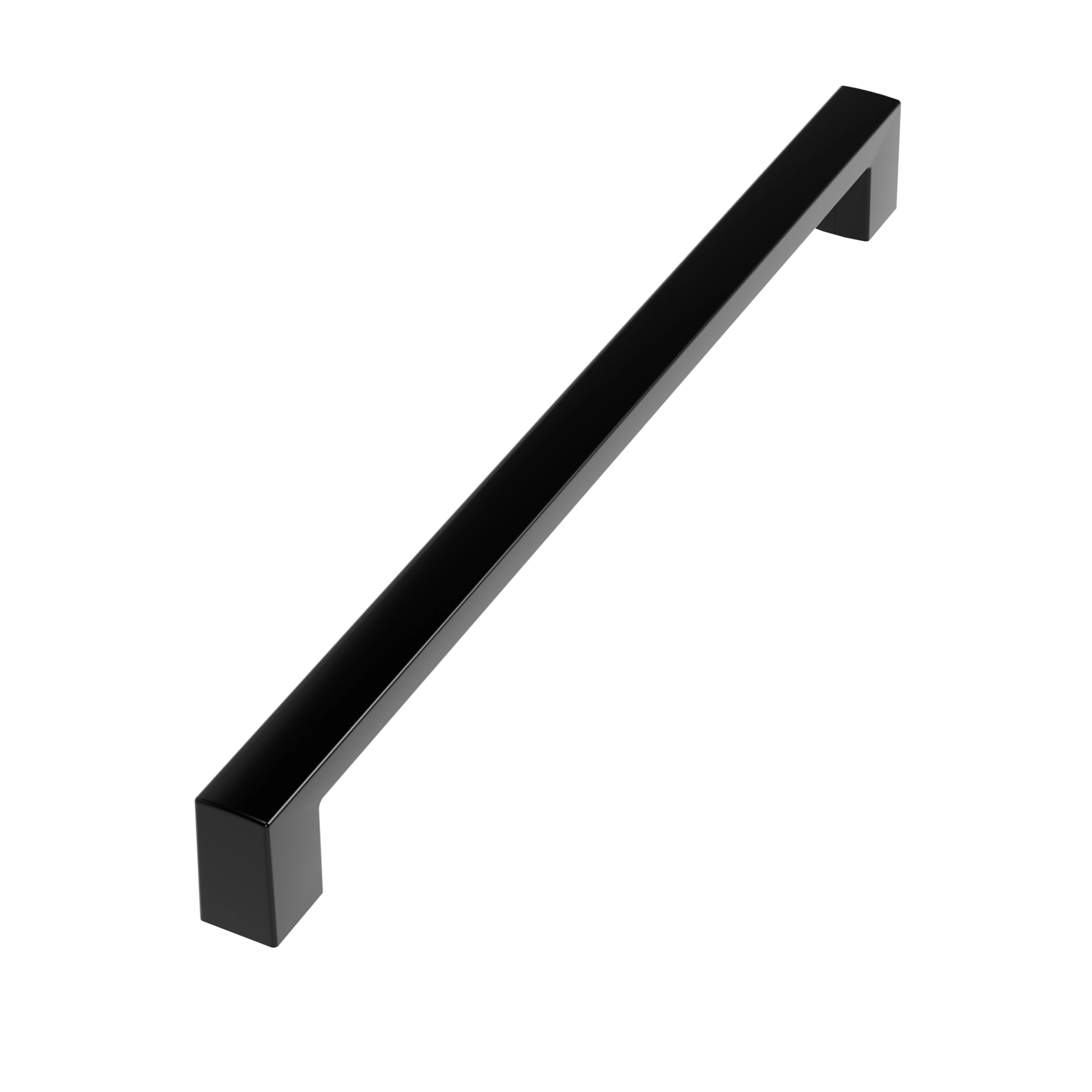 Puxador-Alca-Reto-Arezzo-256mm-preto-verniz
