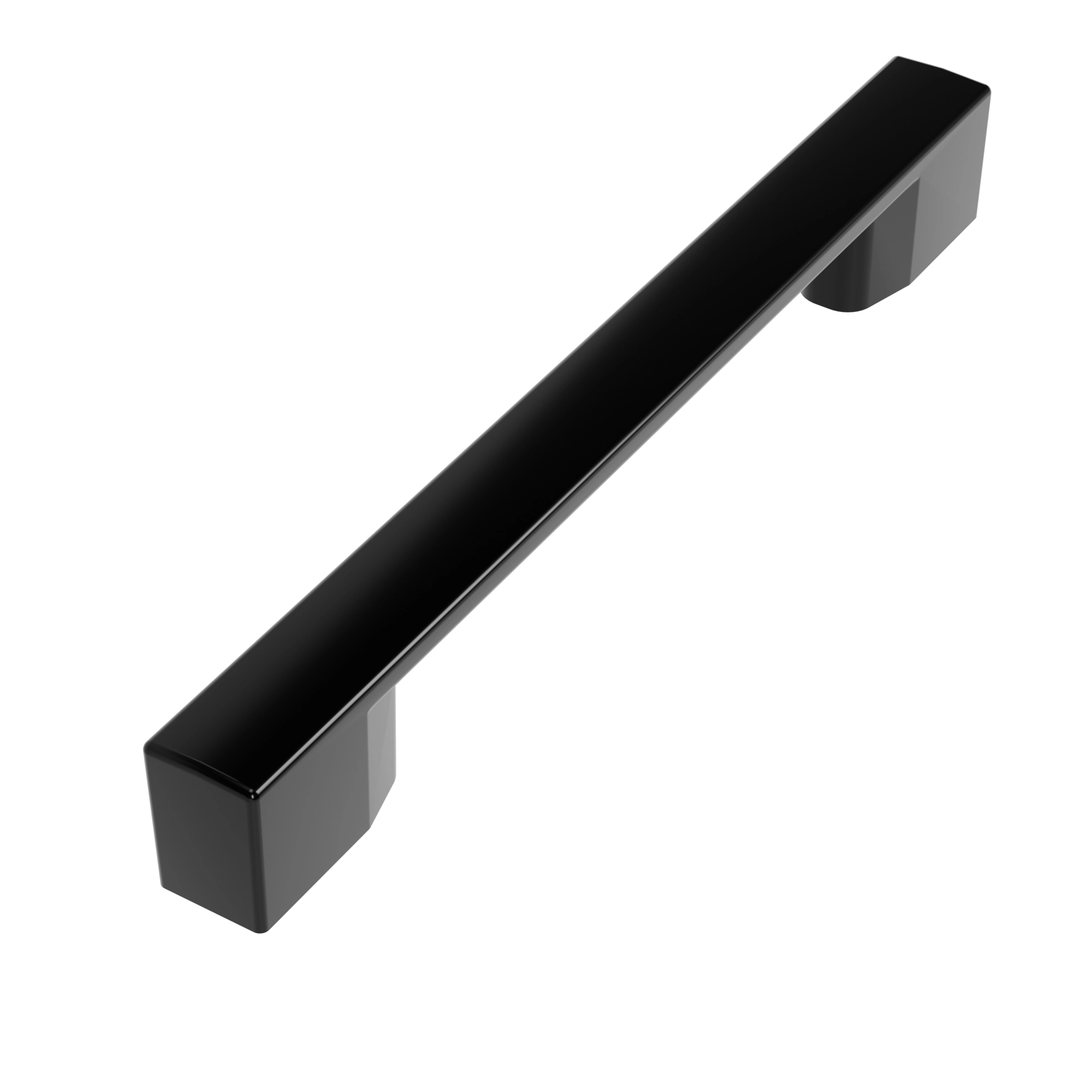 Puxador-Alca-Reto-Bristol-160mm-preto-verniz