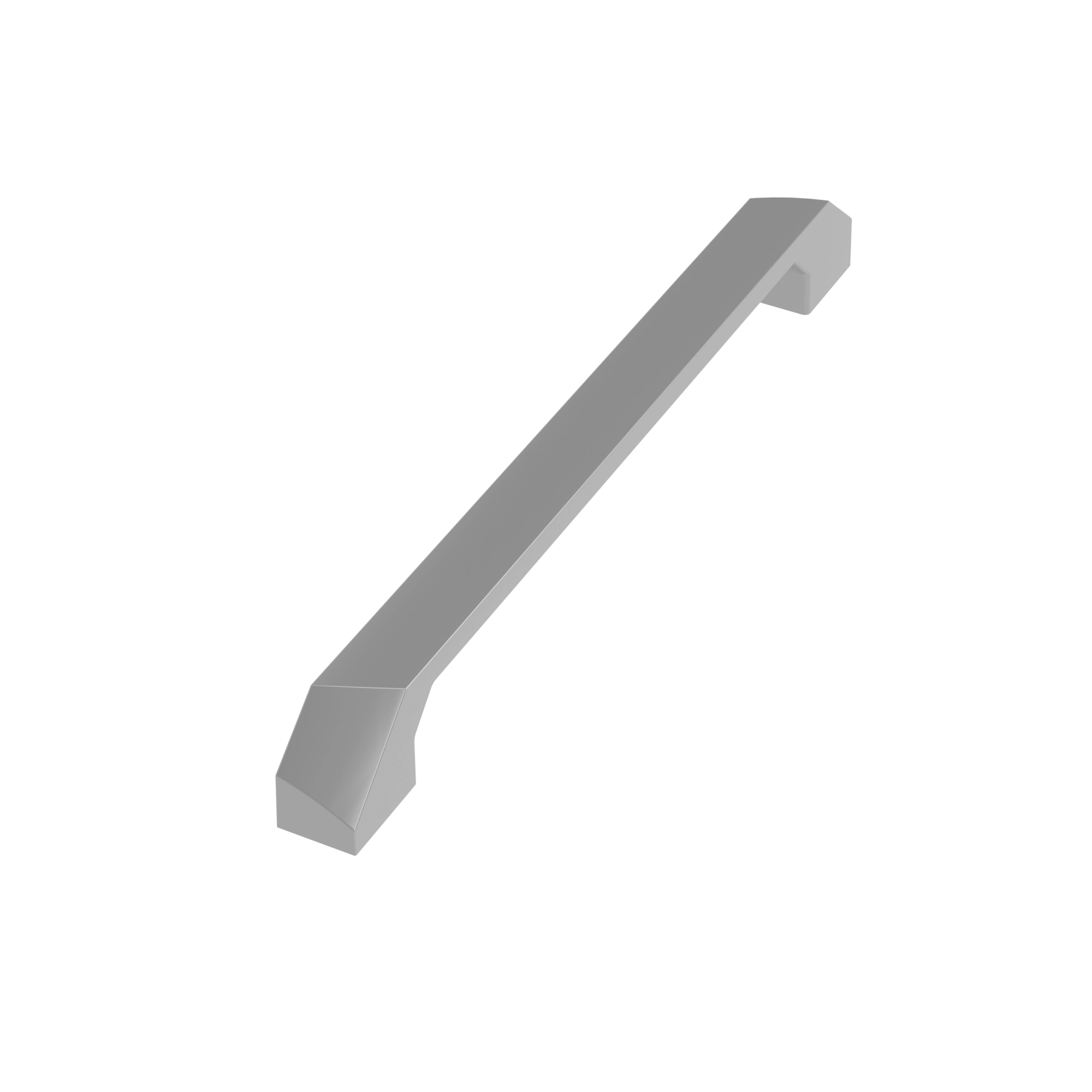 Puxador-Alca-Reto-Econ-192mm-prata-fosco