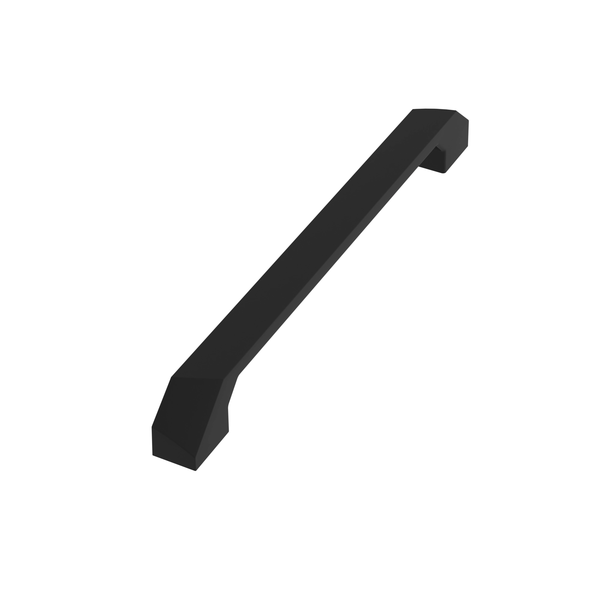 Puxador-Alca-Reto-Econ-192mm-preto-fosco