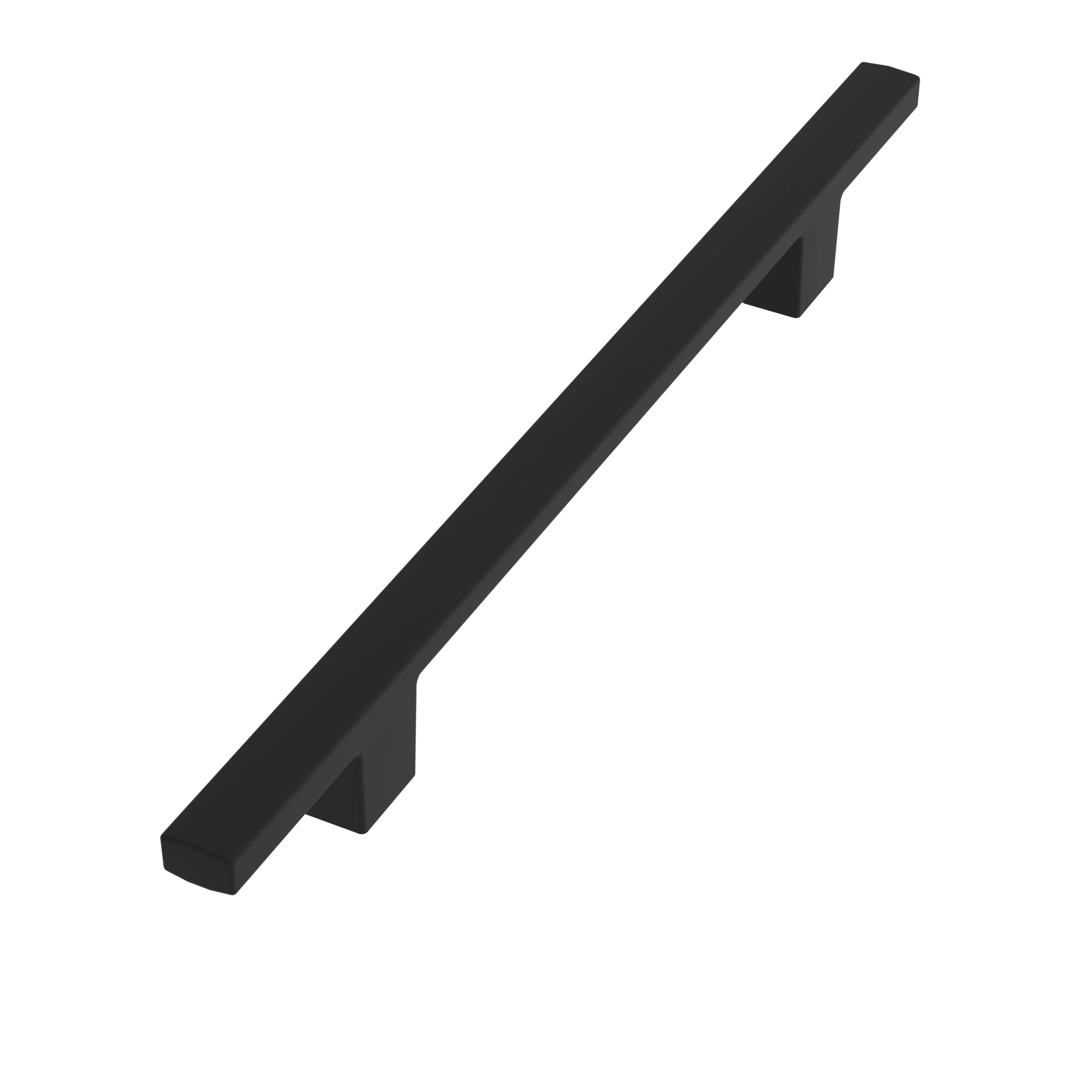 Puxador-Alca-Reto-Stilus-192mm-preto-fosco