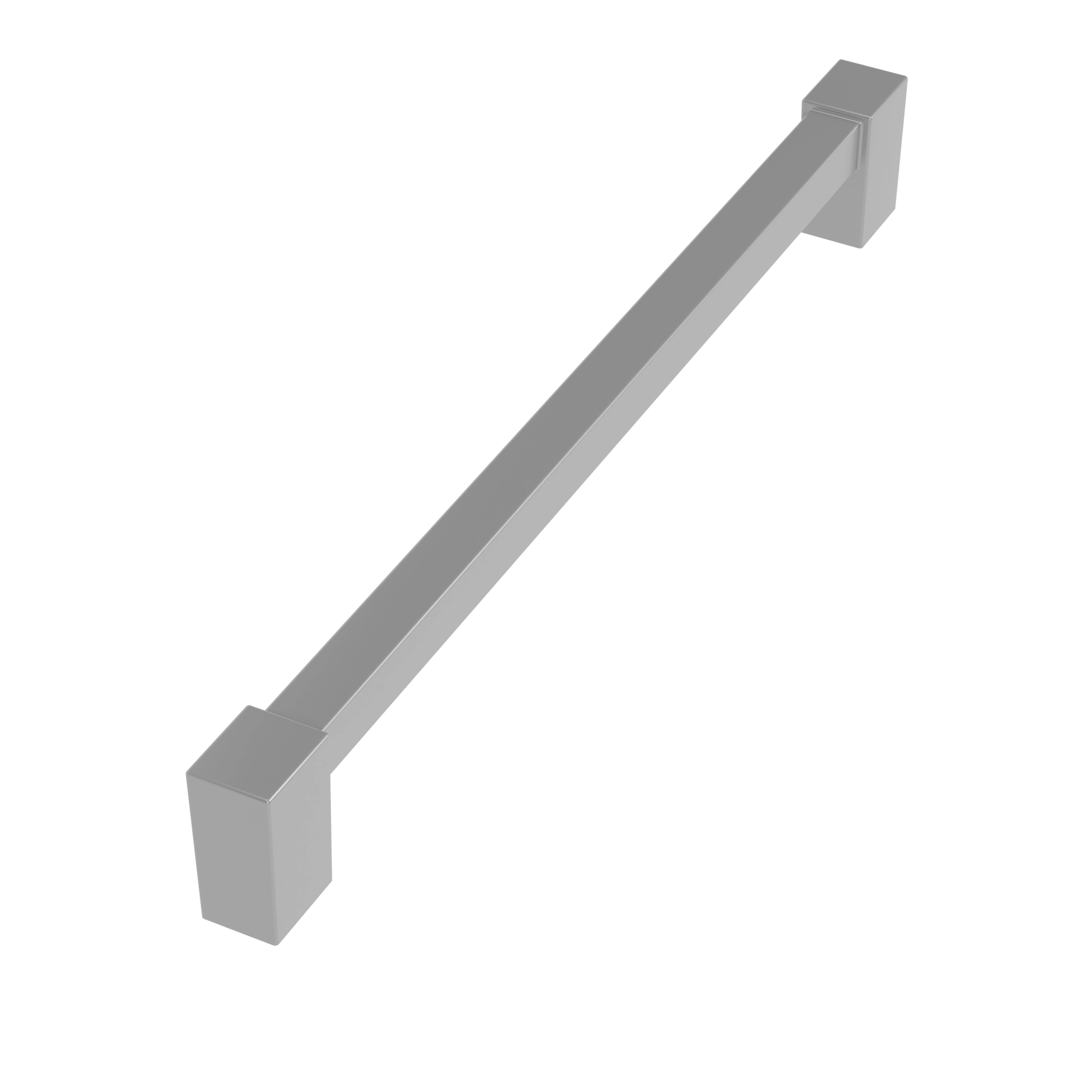 Puxador-Alca-Reto-Turim-256mm-prata-fosco