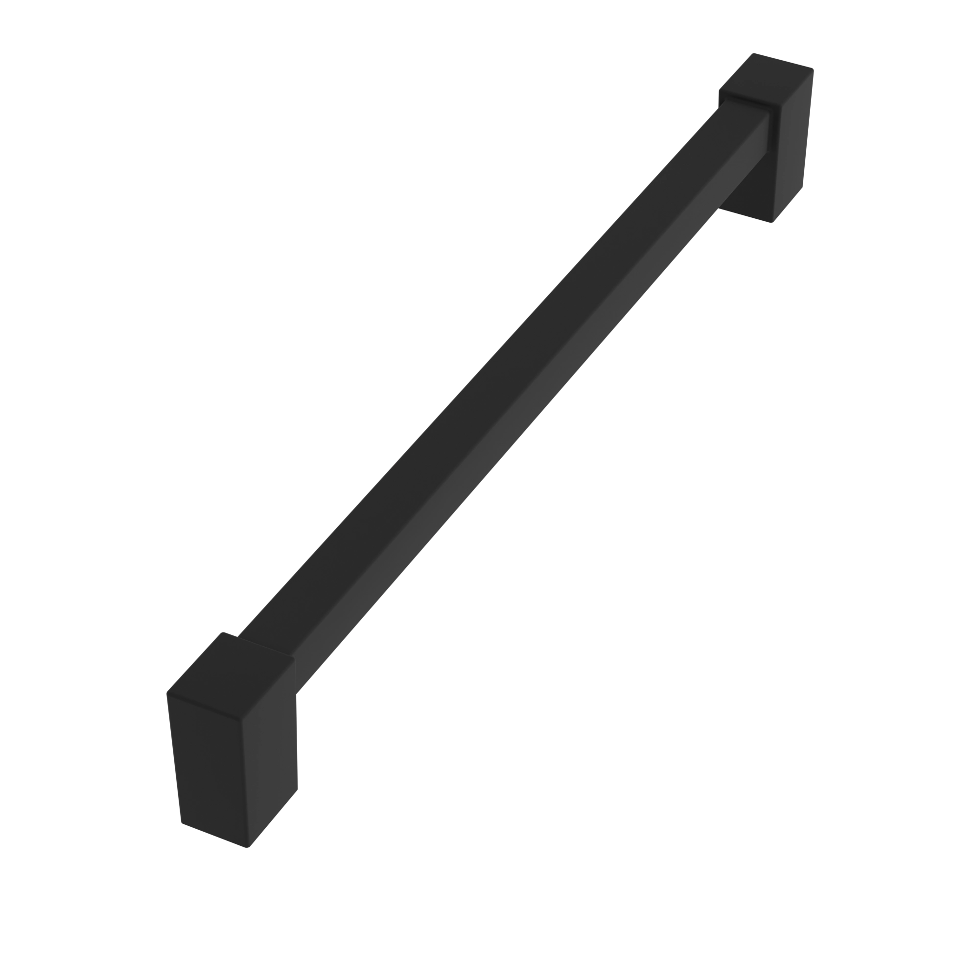 Puxador-Alca-Reto-Turim-256mm-preto-fosco
